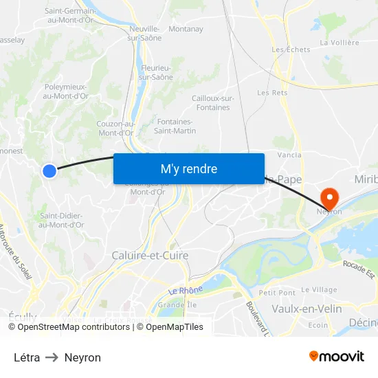 Létra to Neyron map