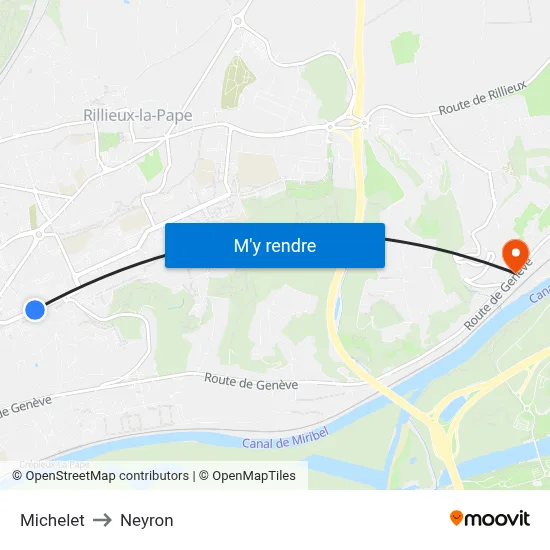 Michelet to Neyron map