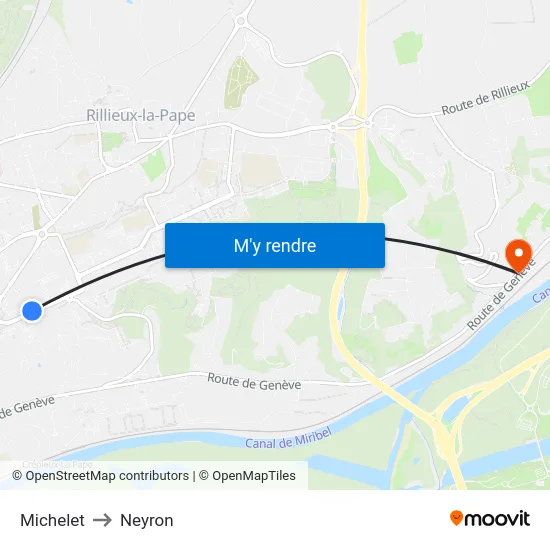 Michelet to Neyron map