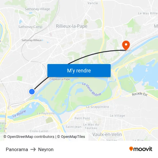 Panorama to Neyron map