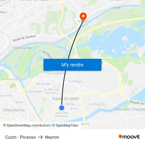 Cuzin - Picasso to Neyron map