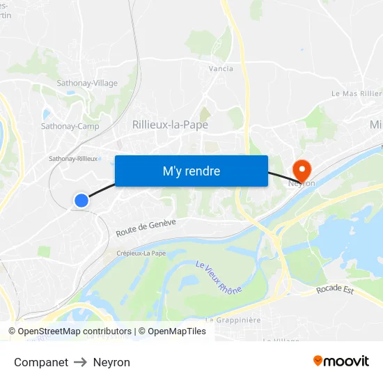 Companet to Neyron map