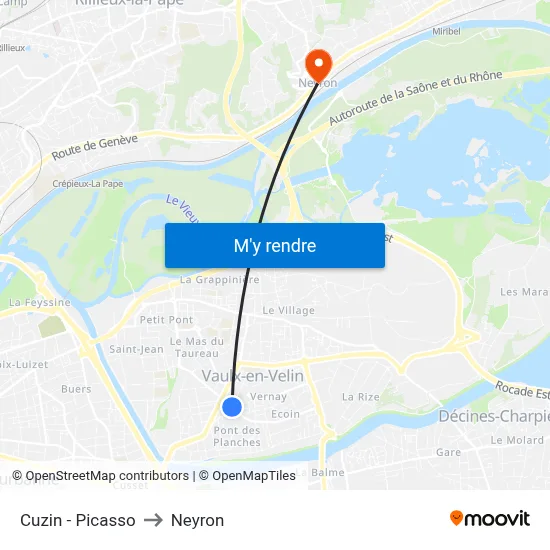 Cuzin - Picasso to Neyron map