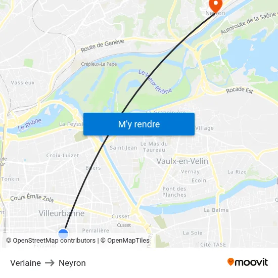 Verlaine to Neyron map
