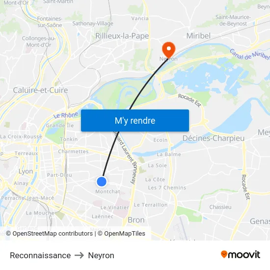 Reconnaissance to Neyron map