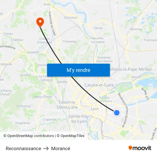 Reconnaissance to Morancé map