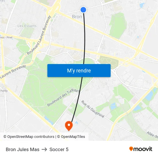 Bron Jules Mas to Soccer 5 map