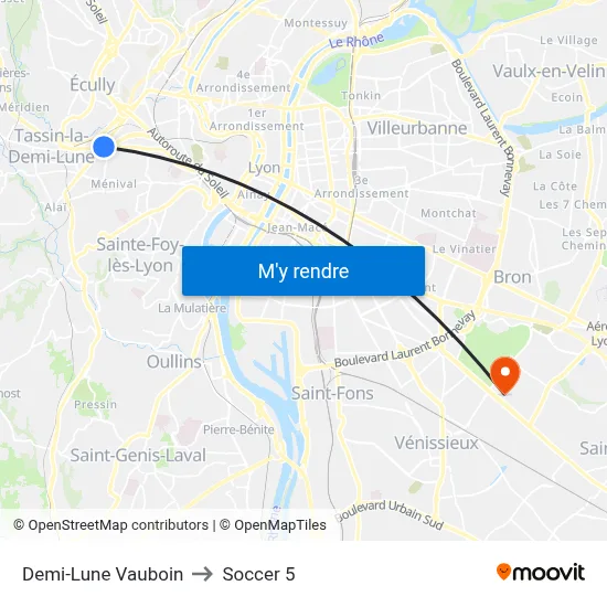 Demi-Lune Vauboin to Soccer 5 map
