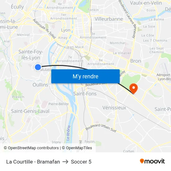 La Courtille - Bramafan to Soccer 5 map