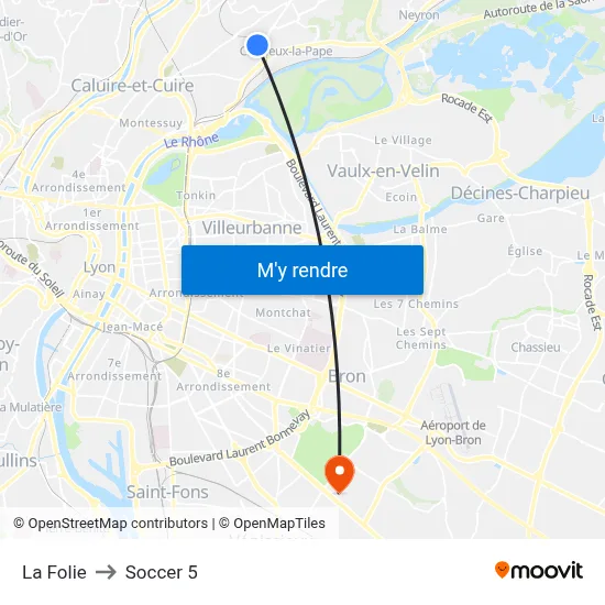 La Folie to Soccer 5 map