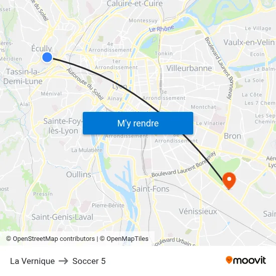La Vernique to Soccer 5 map