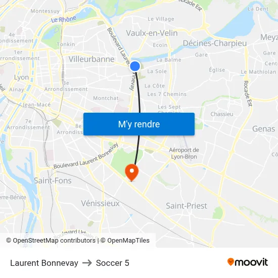 Laurent Bonnevay to Soccer 5 map