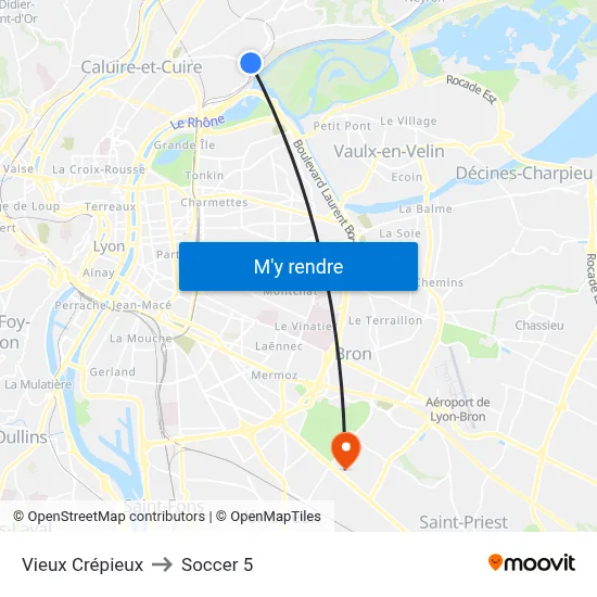 Vieux Crépieux to Soccer 5 map
