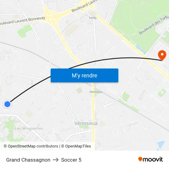 Grand Chassagnon to Soccer 5 map