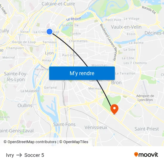 Ivry to Soccer 5 map