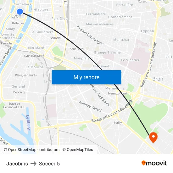 Jacobins to Soccer 5 map