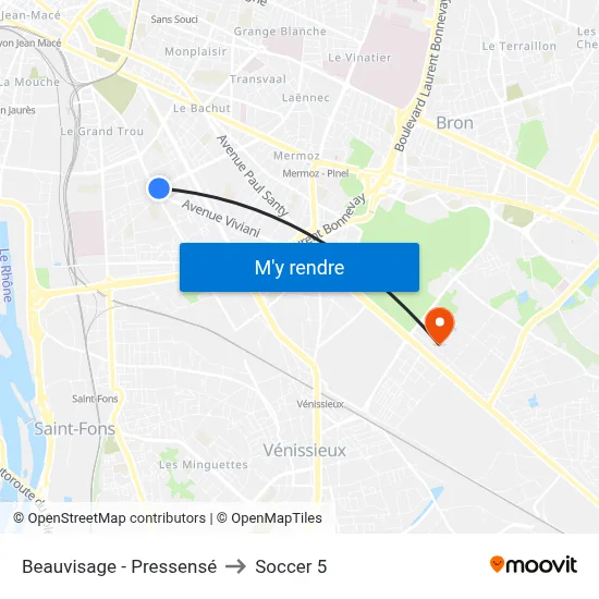 Beauvisage - Pressensé to Soccer 5 map
