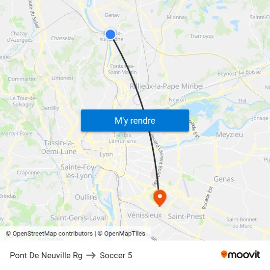Pont De Neuville Rg to Soccer 5 map