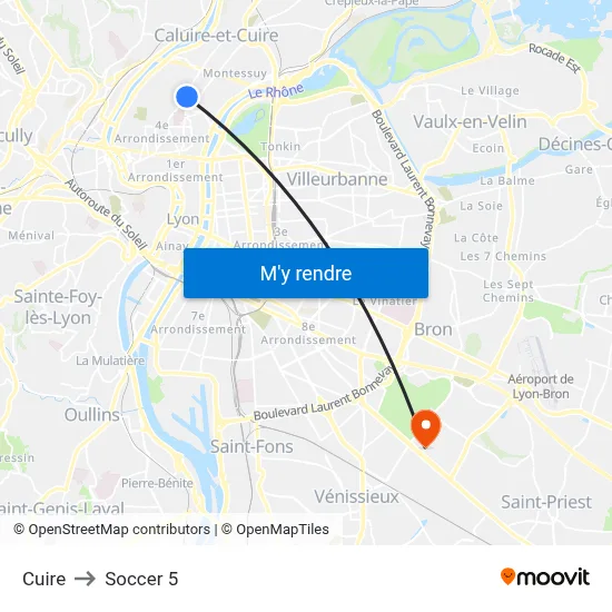 Cuire to Soccer 5 map