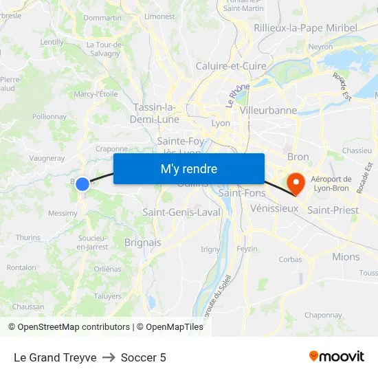 Le Grand Treyve to Soccer 5 map