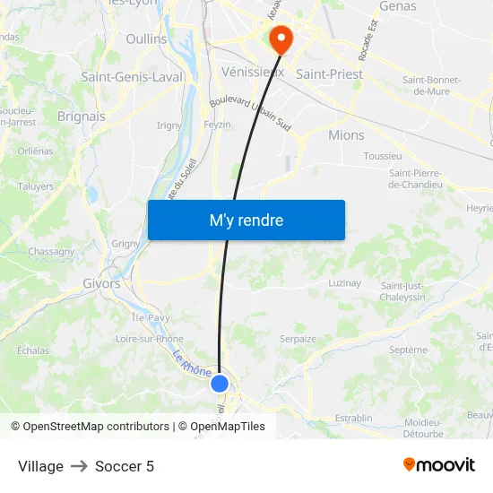Village to Soccer 5 map