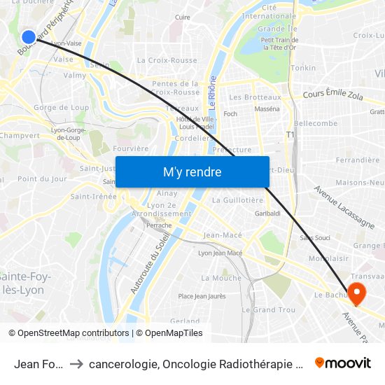 Jean Fournier to cancerologie, Oncologie Radiothérapie Dr Vincent Mammar map