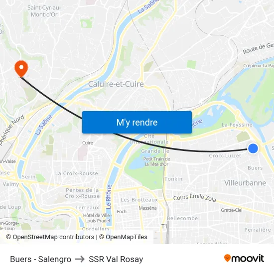 Buers - Salengro to SSR Val Rosay map