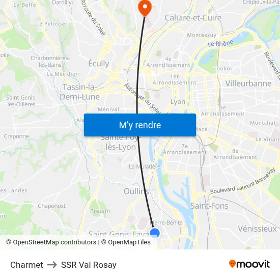 Charmet to SSR Val Rosay map