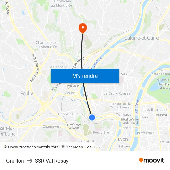 Greillon to SSR Val Rosay map