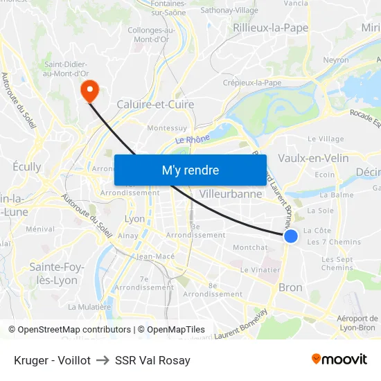 Kruger - Voillot to SSR Val Rosay map