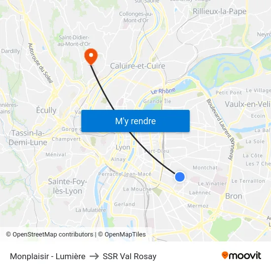 Monplaisir - Lumière to SSR Val Rosay map