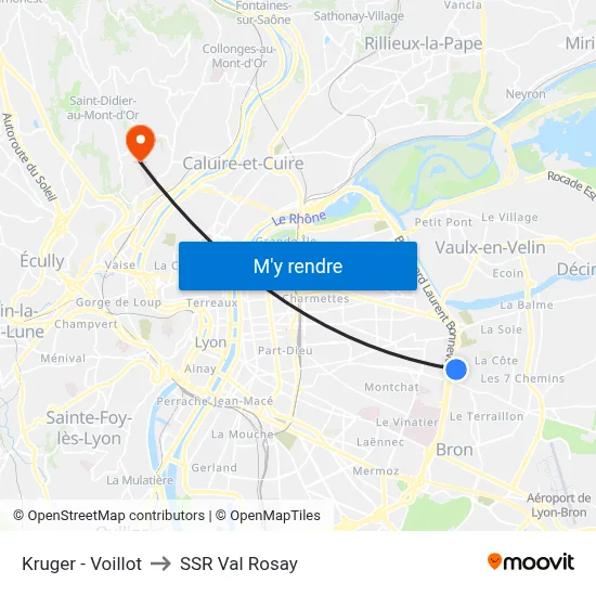 Kruger - Voillot to SSR Val Rosay map