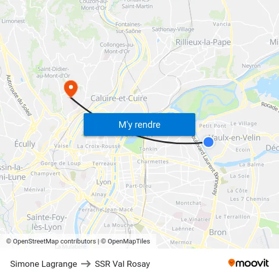 Simone Lagrange to SSR Val Rosay map