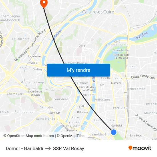 Domer - Garibaldi to SSR Val Rosay map