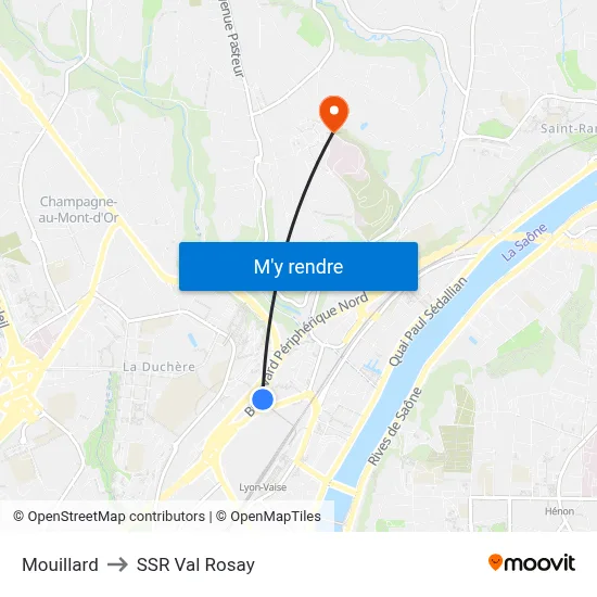 Mouillard to SSR Val Rosay map