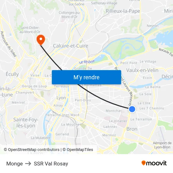 Monge to SSR Val Rosay map