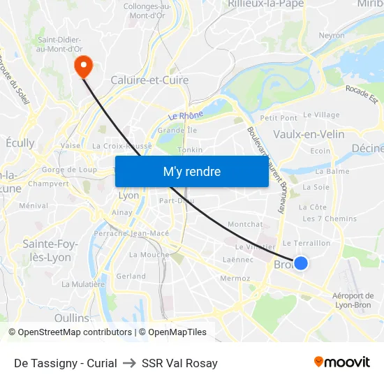 De Tassigny - Curial to SSR Val Rosay map