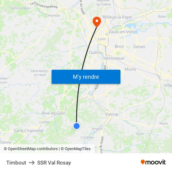 Timbout to SSR Val Rosay map