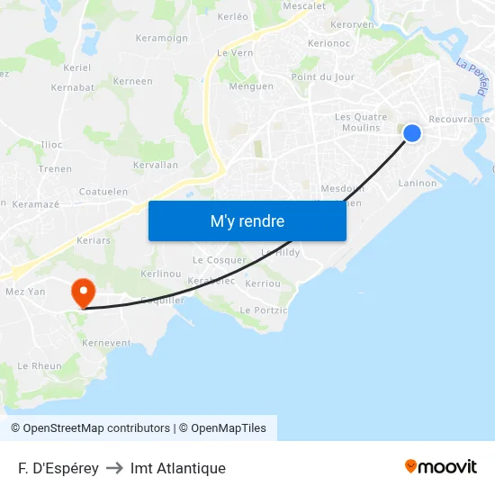 F. D'Espérey to Imt Atlantique map