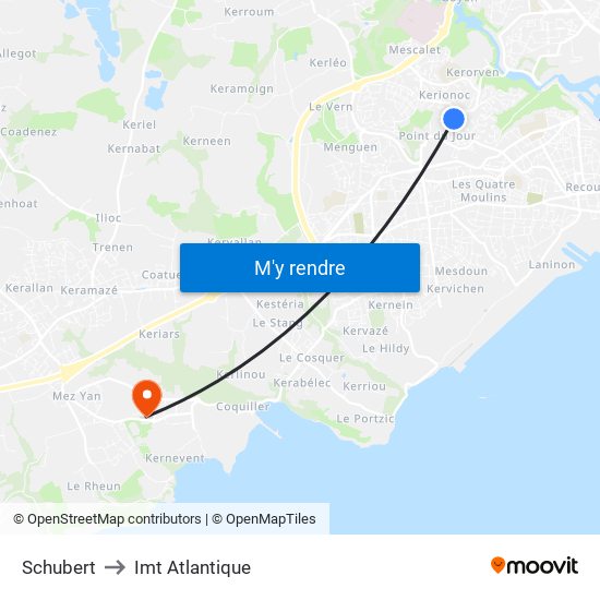 Schubert to Imt Atlantique map