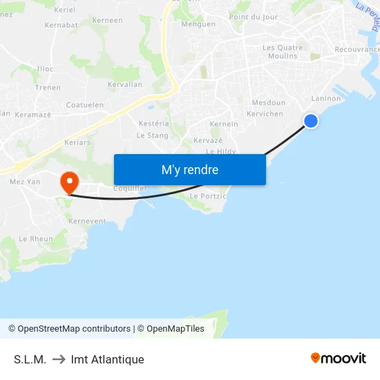 S.L.M. to Imt Atlantique map