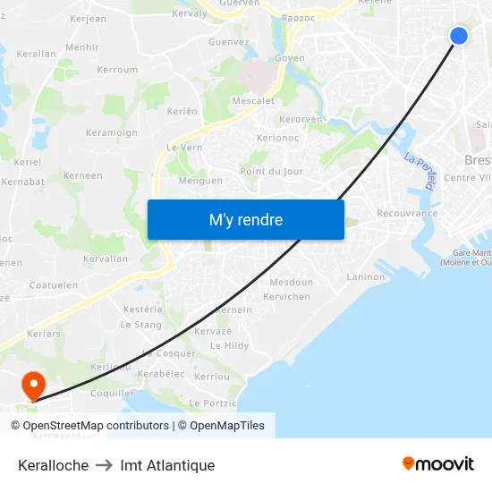 Keralloche to Imt Atlantique map