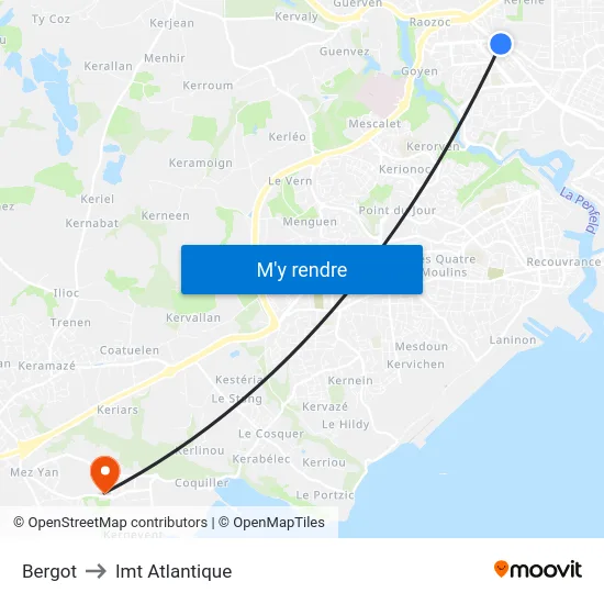 Bergot to Imt Atlantique map