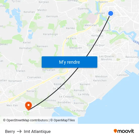 Berry to Imt Atlantique map
