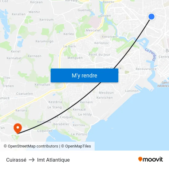 Cuirassé to Imt Atlantique map