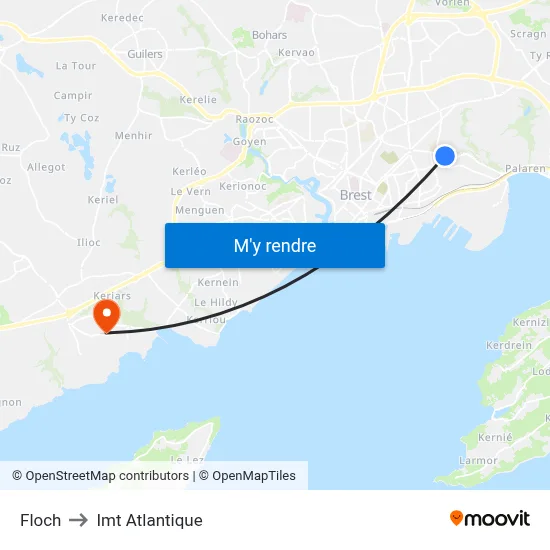 Floch to Imt Atlantique map