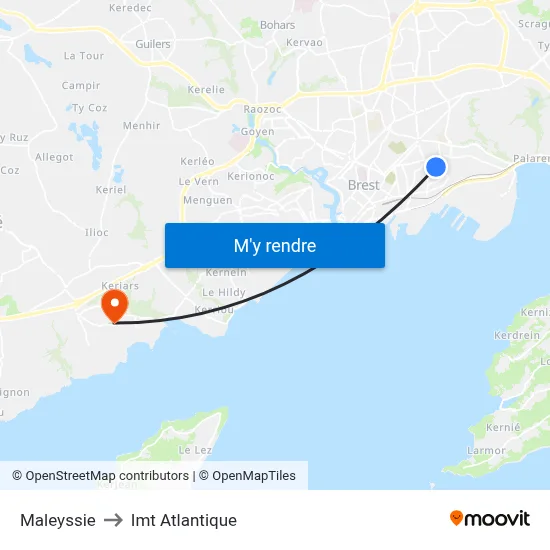 Maleyssie to Imt Atlantique map
