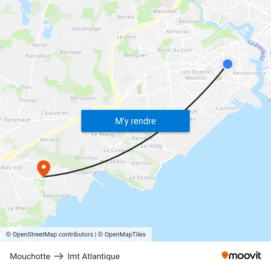 Mouchotte to Imt Atlantique map