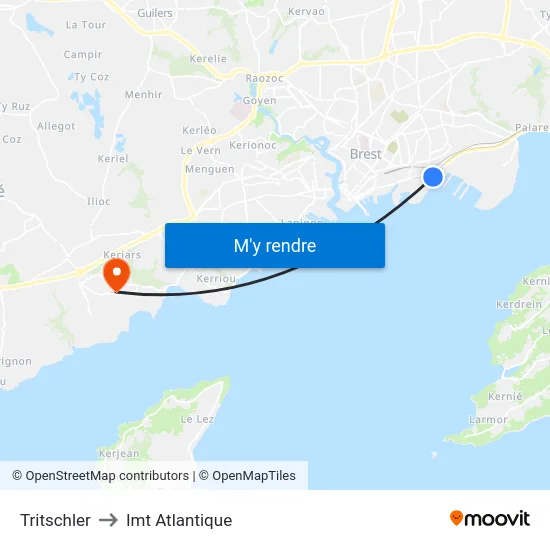 Tritschler to Imt Atlantique map