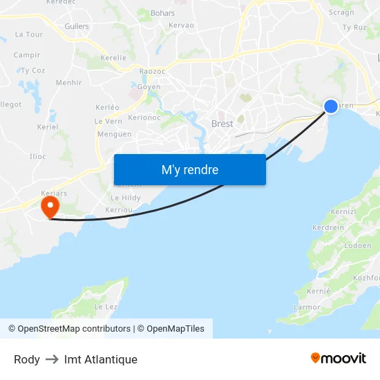 Rody to Imt Atlantique map